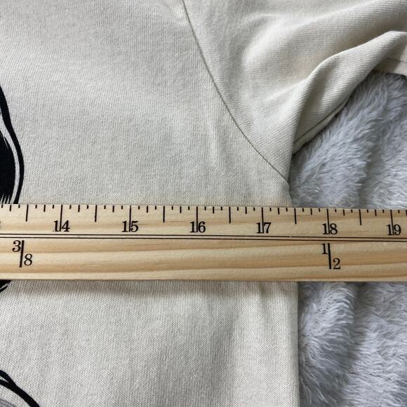 BrandMakers Y2K Retro Graphic T-shirt Men S Cream Tequila Breakfast Print Tee - Picture 6 of 7